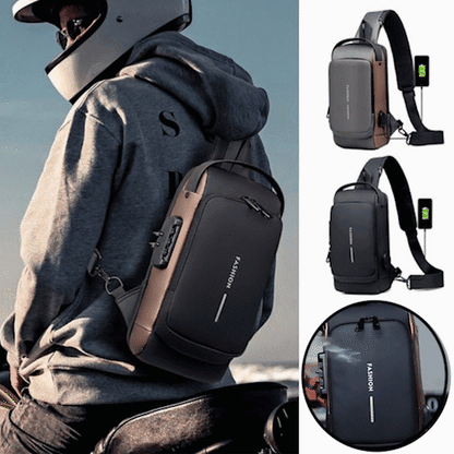 UrbanGuard Crossbody - Stijlvolle en Veilige Schoudertas
