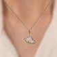 Striking Celestia Gold Planet Necklace