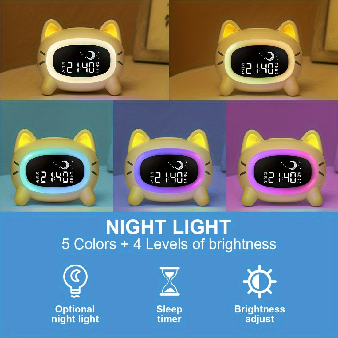 DreamClock – Wekker met Nachtverlichting en Geluid