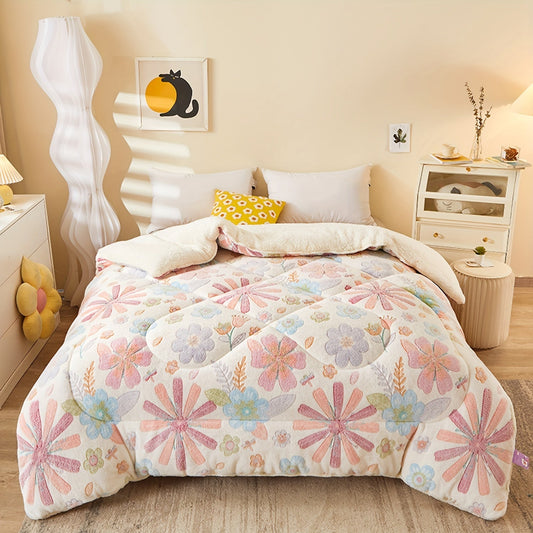 FloralDream – Zacht Fleece Winter Dekbed