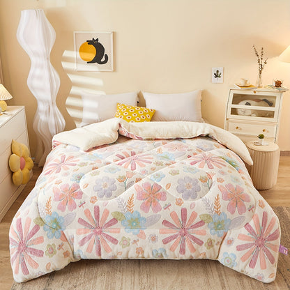 FloralDream – Zacht Fleece Winter Dekbed