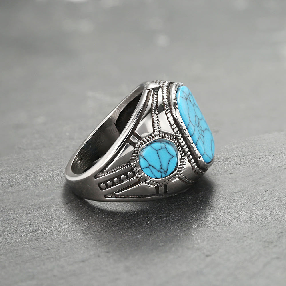 Stunning Thorin Turquoise Men's Ring