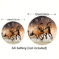 GallopTime Clock – Elegant Paardenraces Wandklok