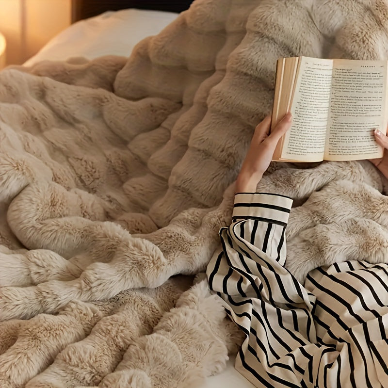 Elegante Rabbit Fleece Deken - Luxe en Duurzaam