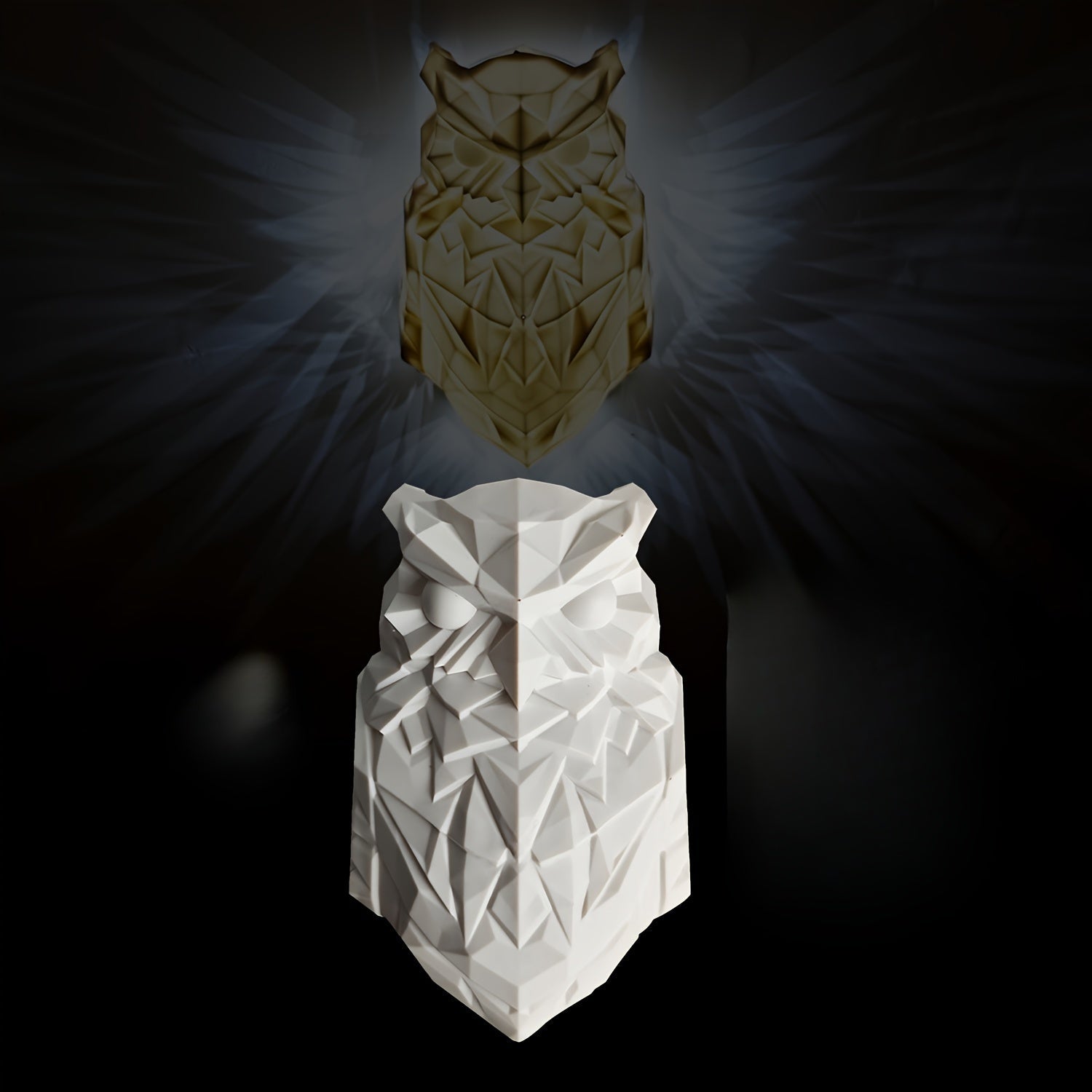 OwlGlow Wall Light - Geometrische LED Wanddecoratie