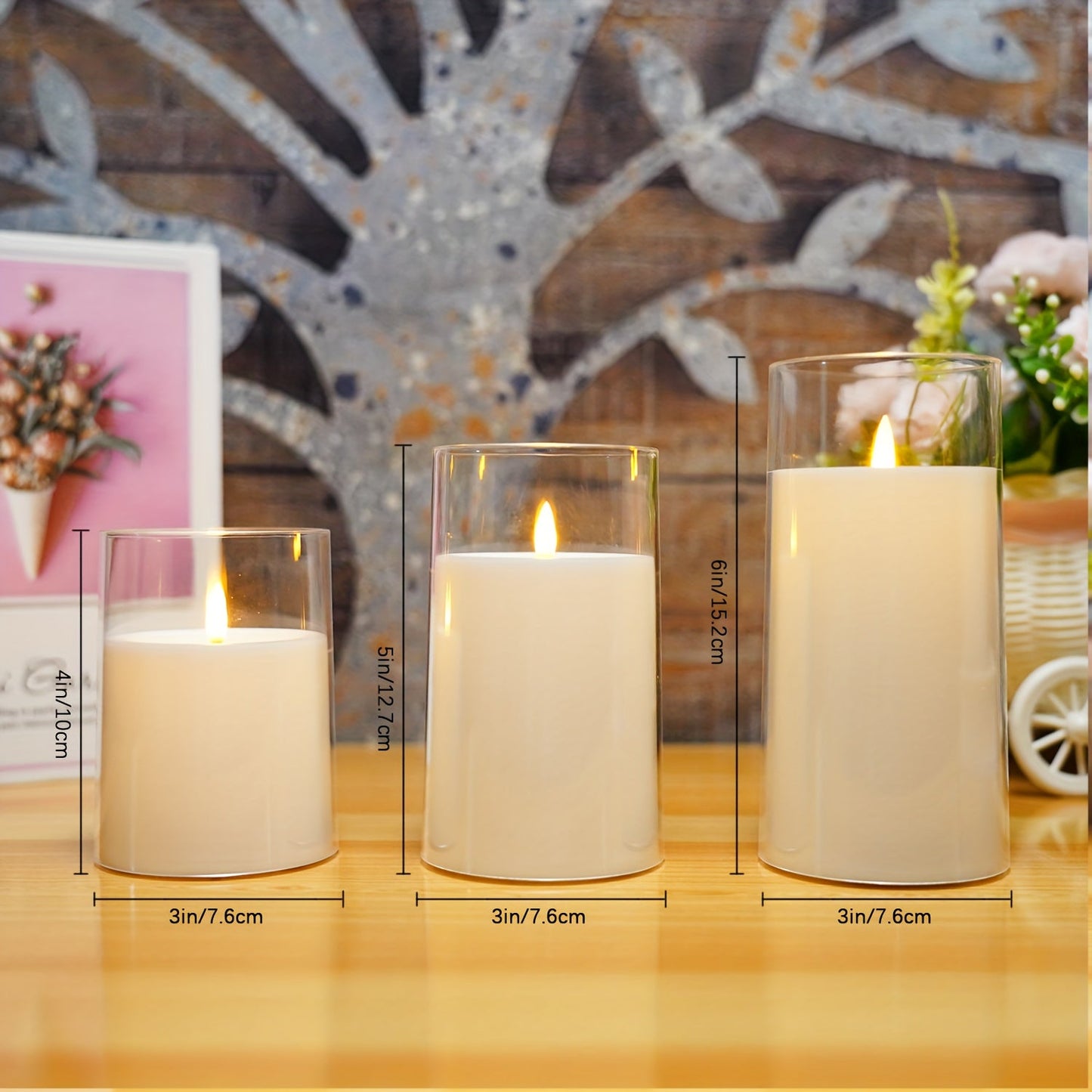 FlamelessGlow - Magische LED Kaarsen Set met Afstandsbediening