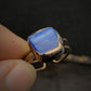 Elegant Natuurlijke Geboortestenen Ring - Selina