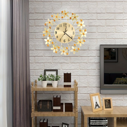 EleganceClock - Design Muurklok 14 Inch Zwart