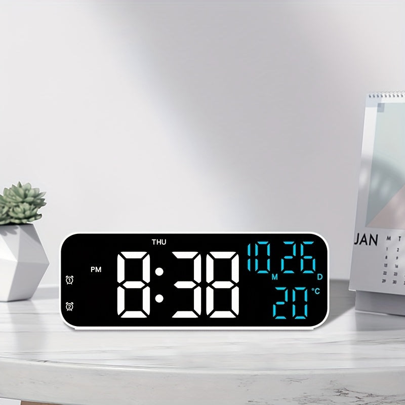 DeskTime - Stijlvolle Digitale USB Klok met Datum
