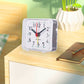 TimeSquare – Minimalistische Witte Wekker voor Bureau & Slaapkamer
