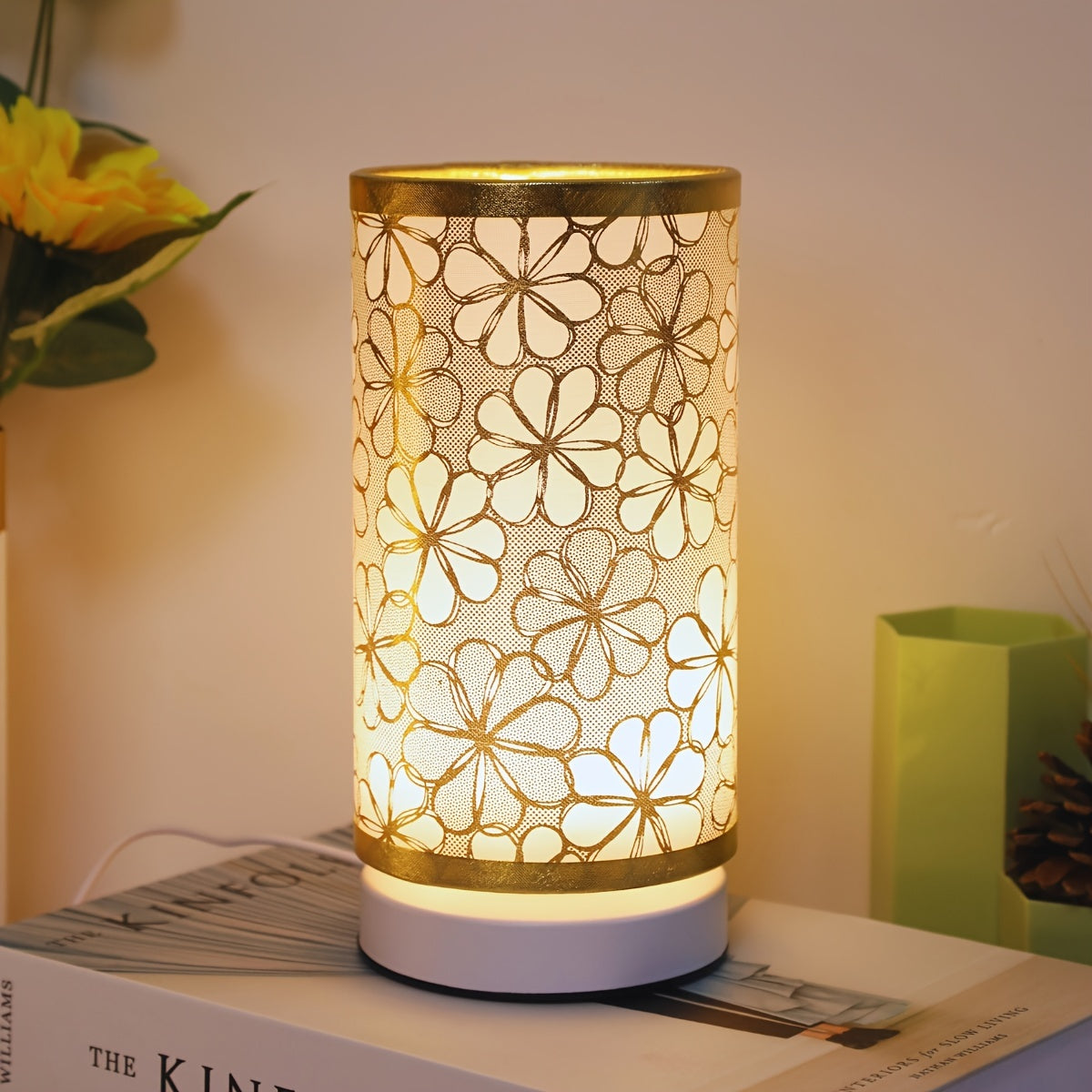 ModernLicht – Verlichte USB Tafellamp in Cilinder