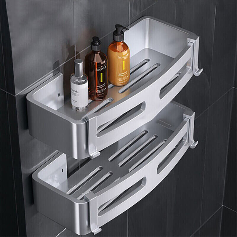 Stijlvolle SilverCaddy - Perfecte Badkamer Organizer voor Al je Benodigdheden