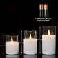 GlowLights – Set van 3 LED Kaarsen met Afstandsbediening
