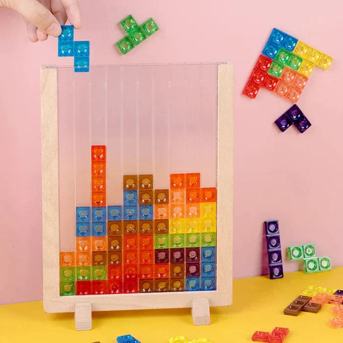 BrainBlocks - Creatieve Houten Blokpuzzel voor Volwassenen