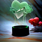GlowCraft Lamp - 3D LED Illusie met Touch en 7 Kleuren