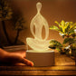 ZenLight - Modern 3D Yoga Nachtlamp