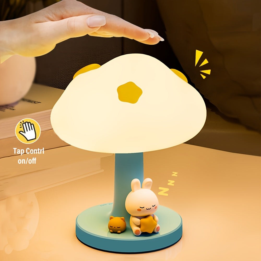 CozyCloud Lamp - USB Oplaadbare Silicone Tafellamp