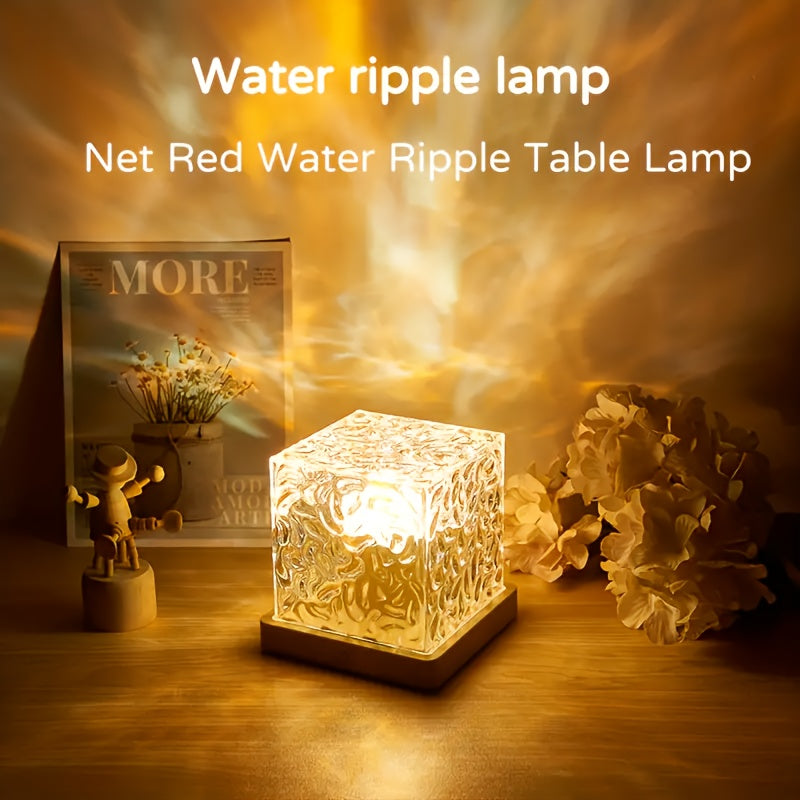 OceanWave - LED Nachtlamp met 16 Kleuren en Golfeffect
