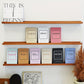 ChicBooks - Elegante Boekensteunen Set in Crème