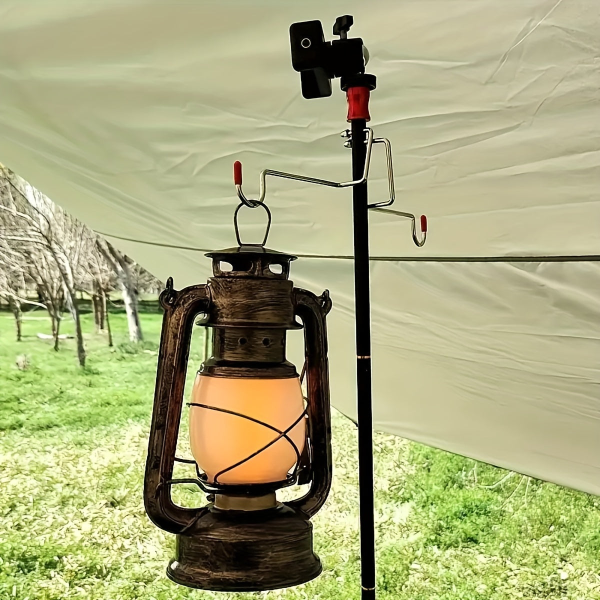 RetroGlow Lantern – Vintage LED Lantaarn met Vlamlichteffect