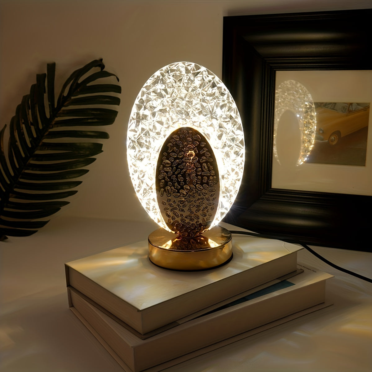 FeatherLamp - USB Touch Tafellamp met Uniek Veerontwerp