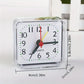 TimeSquare – Minimalistische Witte Wekker voor Bureau & Slaapkamer