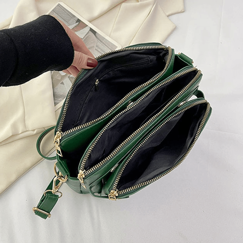 UrbanCraft Bag - Elegante Leren Crossbody Tas