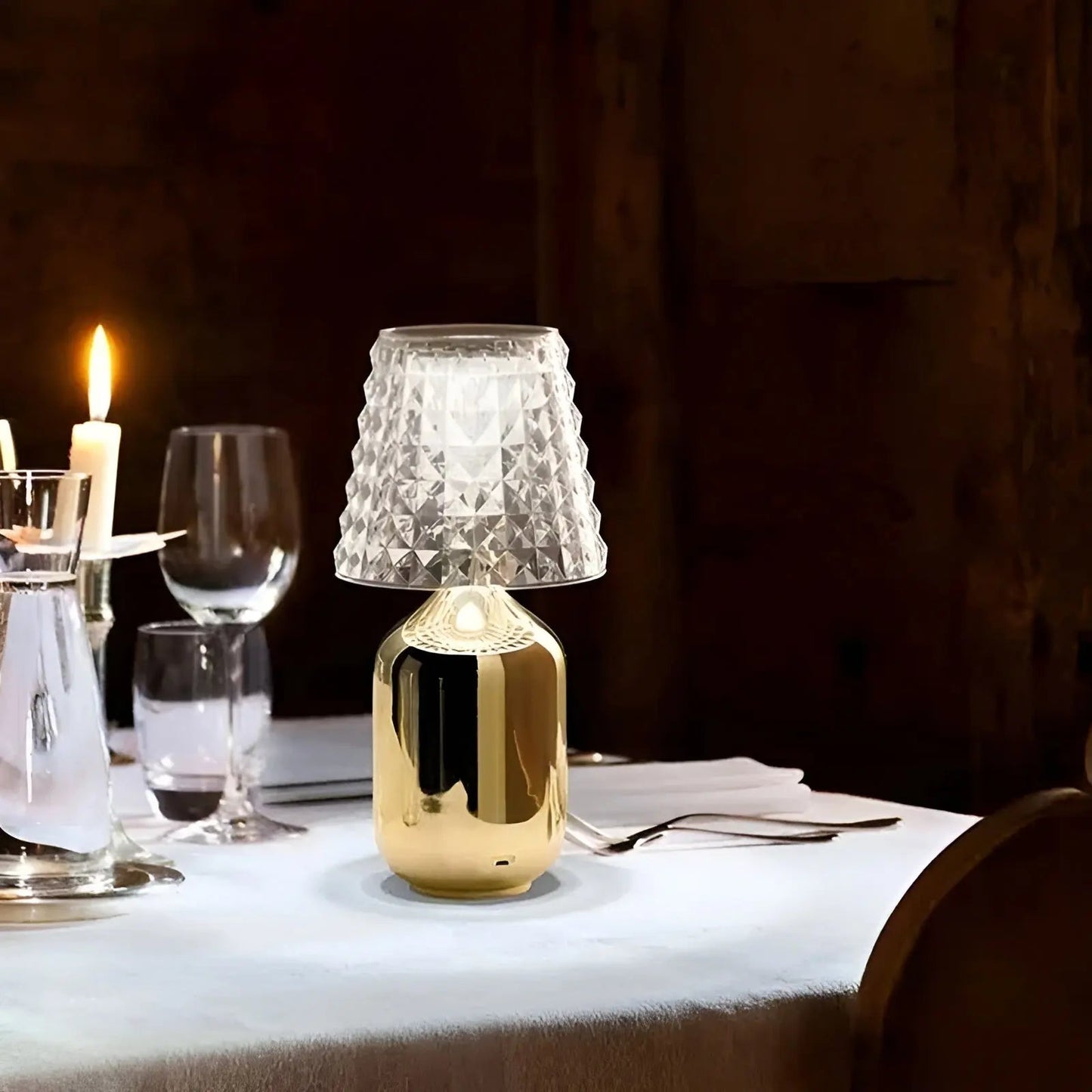 Zaroti Luxe Tafellamp – Draadloos & Elegant