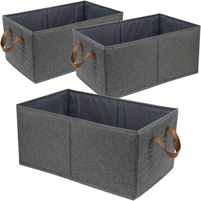 ChicOrganize - Elegante Opvouwbare Opbergmanden Set van 3