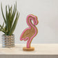 TropicalGlow - Houten Neonlamp met IR-afstandsbediening