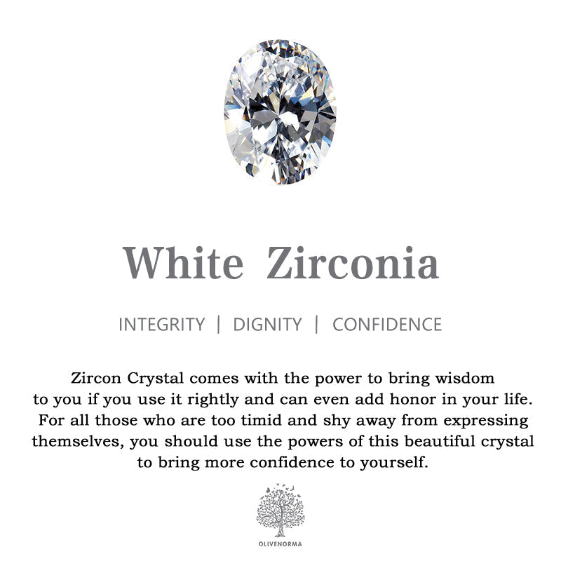 Elegante Witte Opaal & Zirkonia Klaverblad Oorbellen - Elara Collection