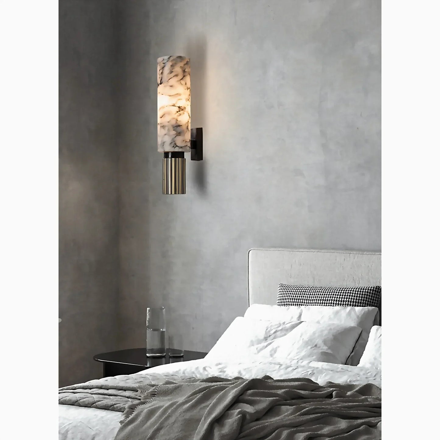 Stijlvolle Marmeren Wandlamp  - Voor Luxe en Sfeervol Interieur