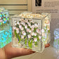 TulipGlow - Elegante Tulpen LED Nachtlamp met Spiegel