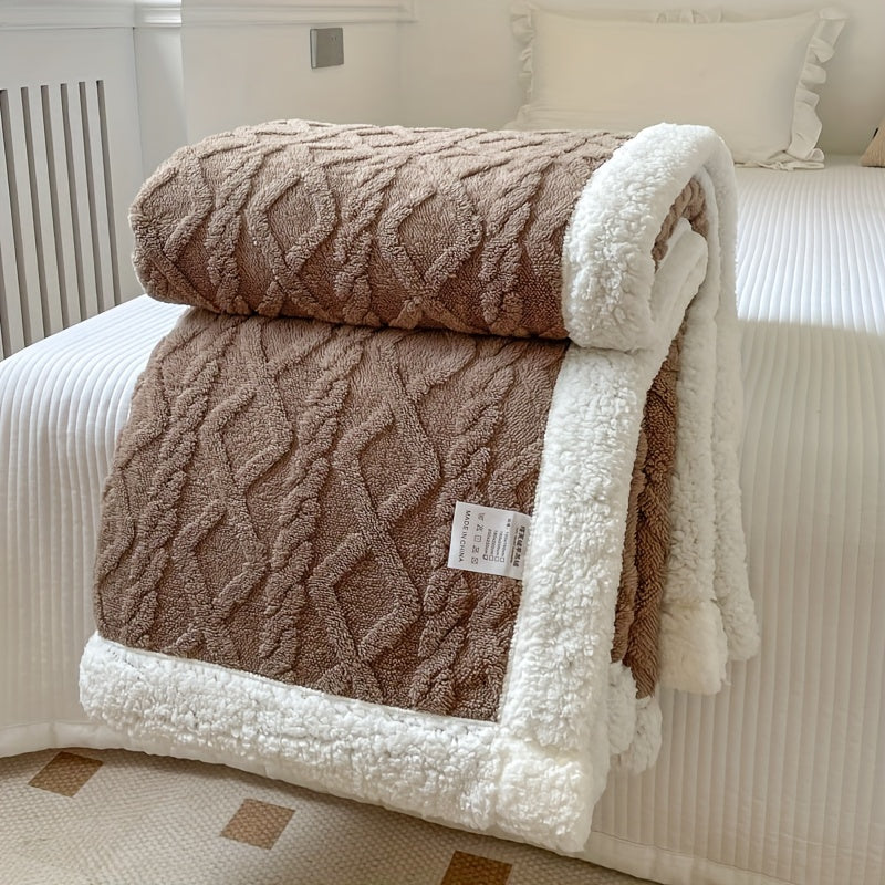 Stijlvolle Omkeerbare Fleece Deken voor Ultiem Comfort en Warmte