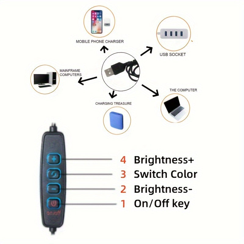 ModernLight – Elegante Dimbare USB Tafellamp