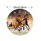 GallopTime Clock – Elegant Paardenraces Wandklok