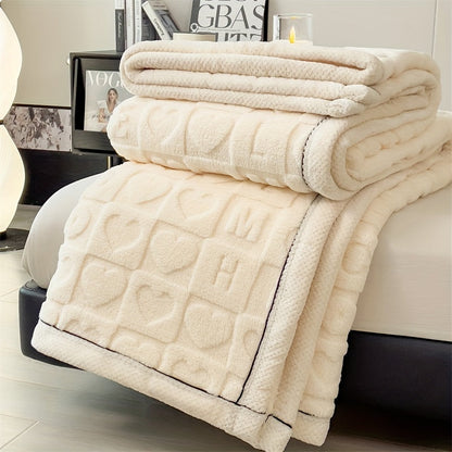 Stijlvolle Coral Fleece Deken voor Ultiem Comfort