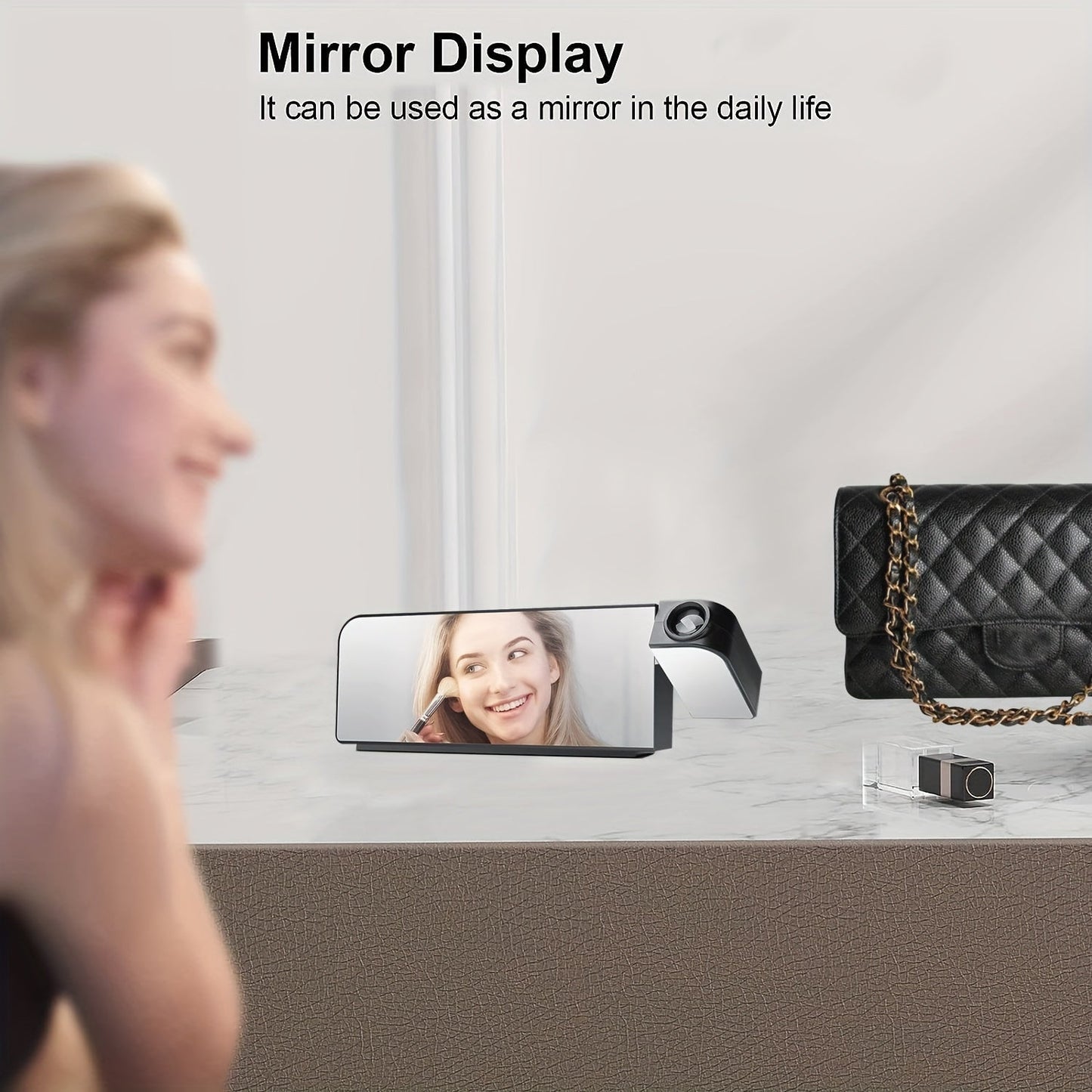 ProjectTime – Stijlvolle Digitale LED Wecker met Spiegel