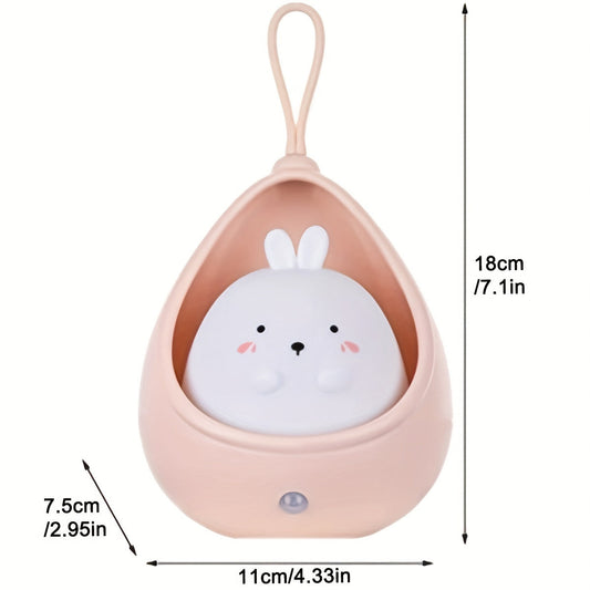 BunnyGlow - Oplaadbare Dieren Nachtlamp met Sensor