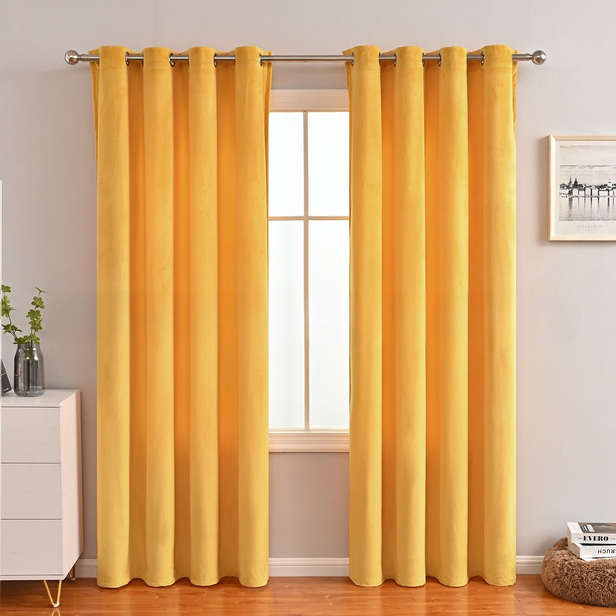 VelvetEase Curtains - Luxe Thermische Velours voor Optimaal Comfort