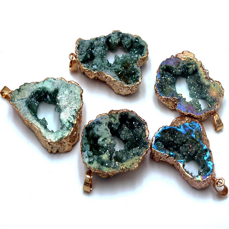 Gaia Natuurlijke Kristallen Geode Hangdecoratie