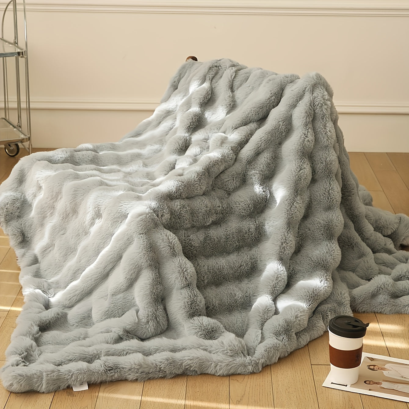 Elegante Rabbit Fleece Deken - Luxe en Duurzaam