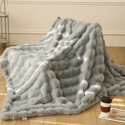Elegante Rabbit Fleece Deken - Luxe en Duurzaam