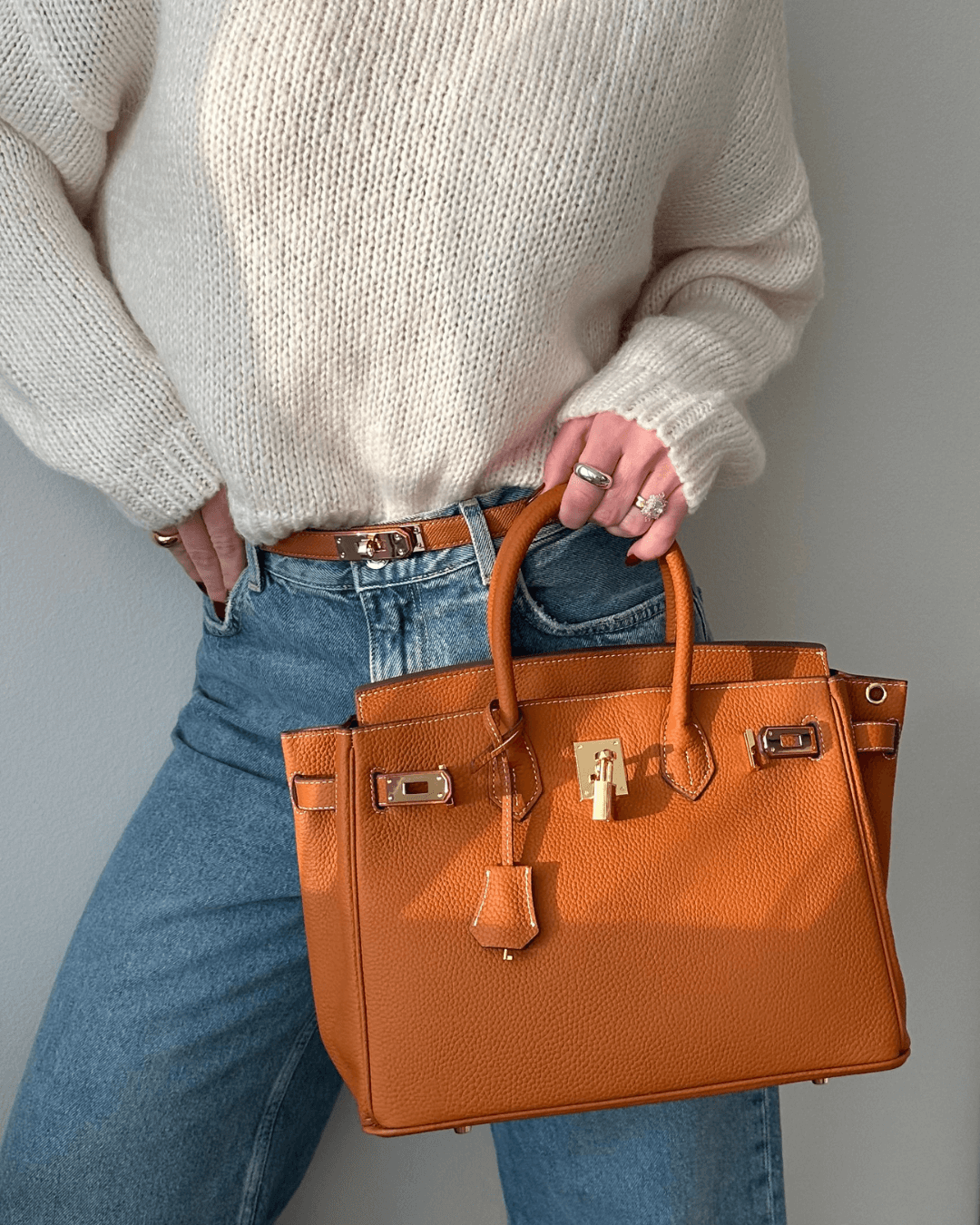 ClassicLeather Bag - Elegante Leren Handtas met Ruimte