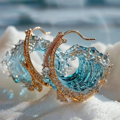 OceanSpirit Necklace - Elegante Maritieme Ketting in Goud/Zilver