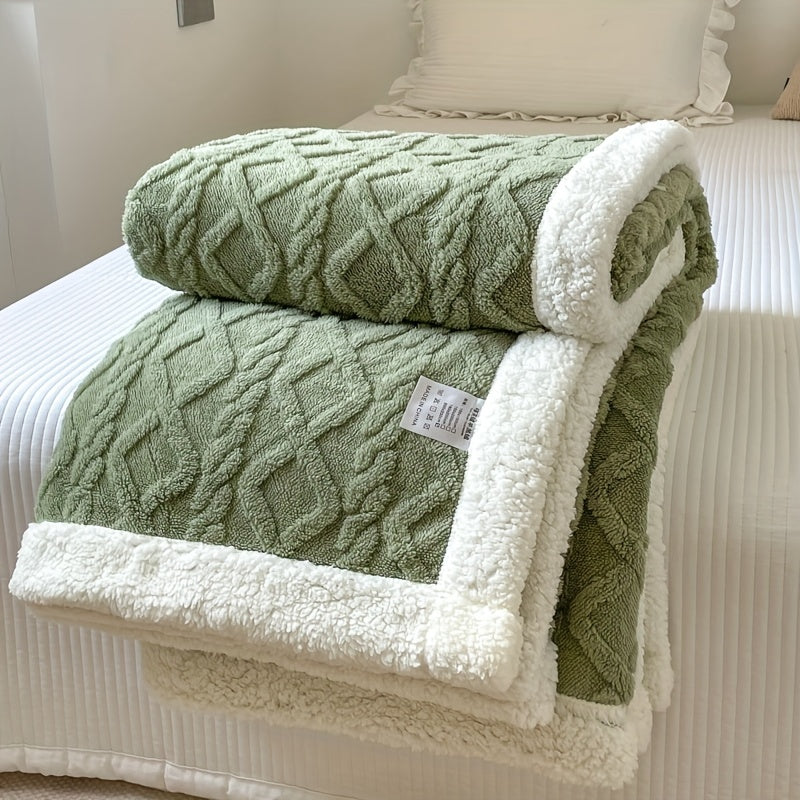 Stijlvolle Omkeerbare Fleece Deken voor Ultiem Comfort en Warmte