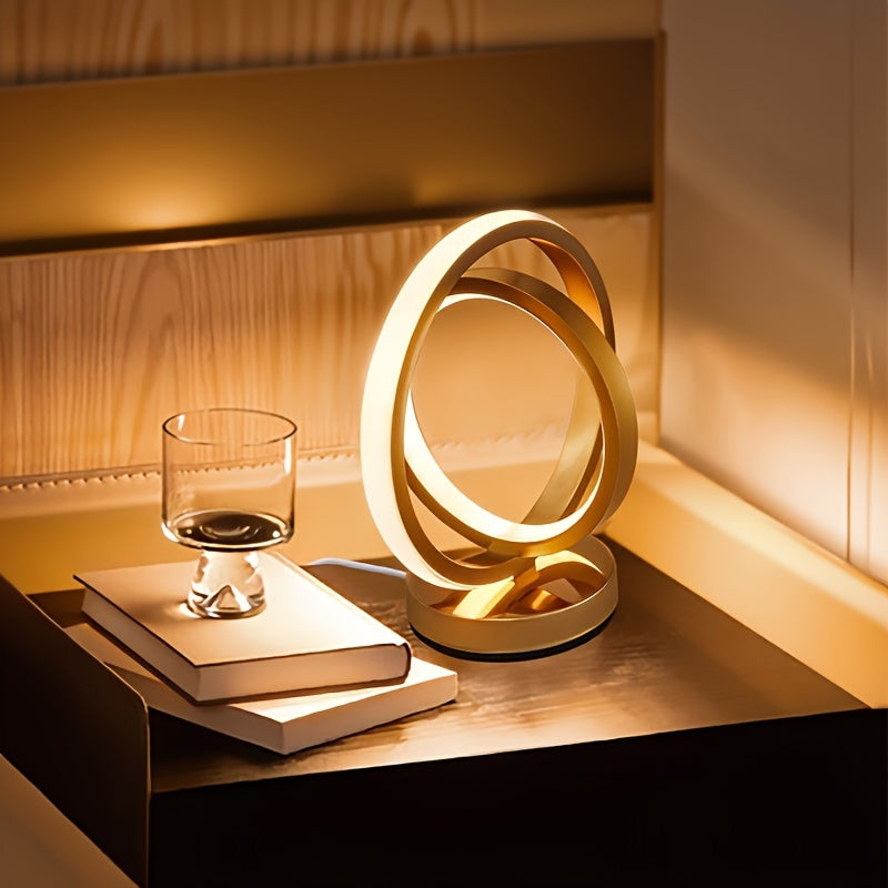 LumiSunset – Stijlvolle USB Tafellamp met Dimmer