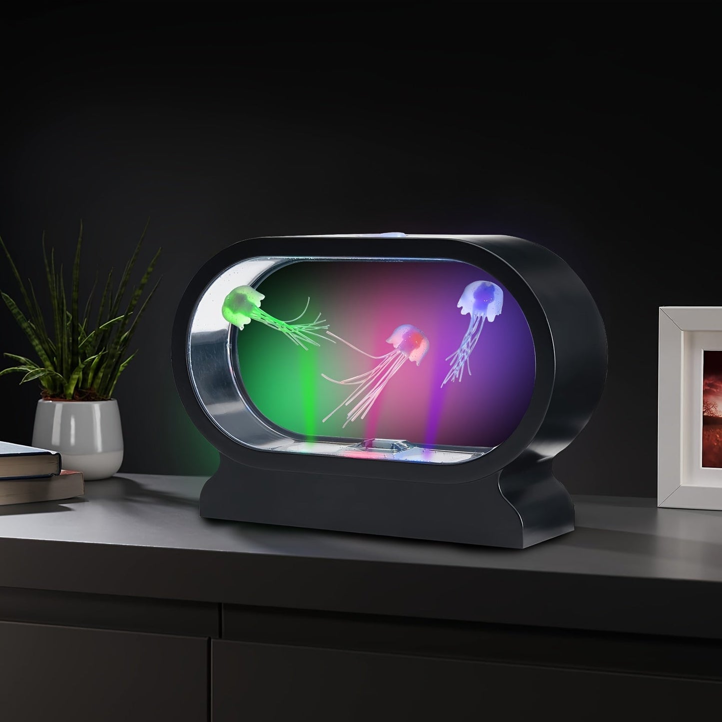 LumiJelly - LED Jellyfish Tafellicht met 3 Kleuren