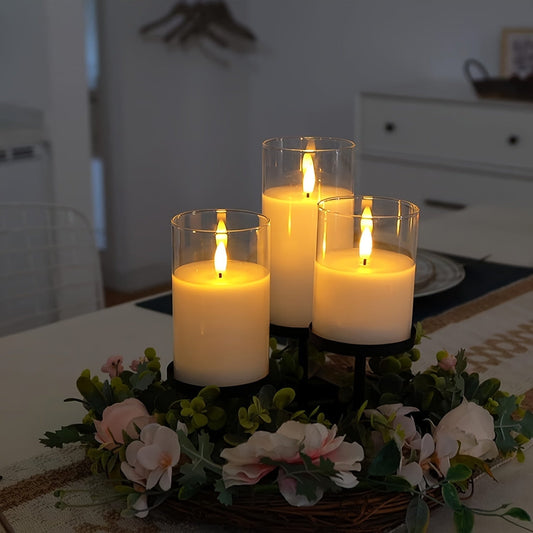 GlowLights – Set van 3 LED Kaarsen met Afstandsbediening