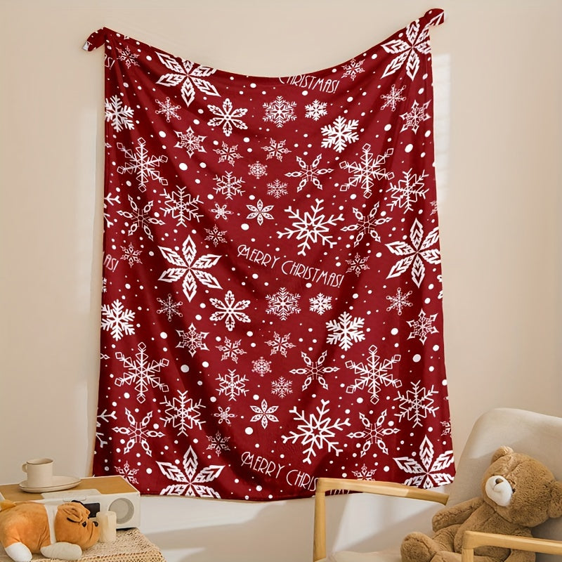 FestiveSnuggle - Luxe Kerst Fleece Deken voor de Feestdagen